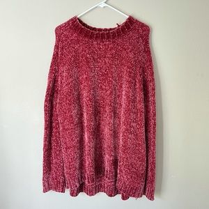 Women’s Pinkblush Knitted Chenille Sweater Size XL